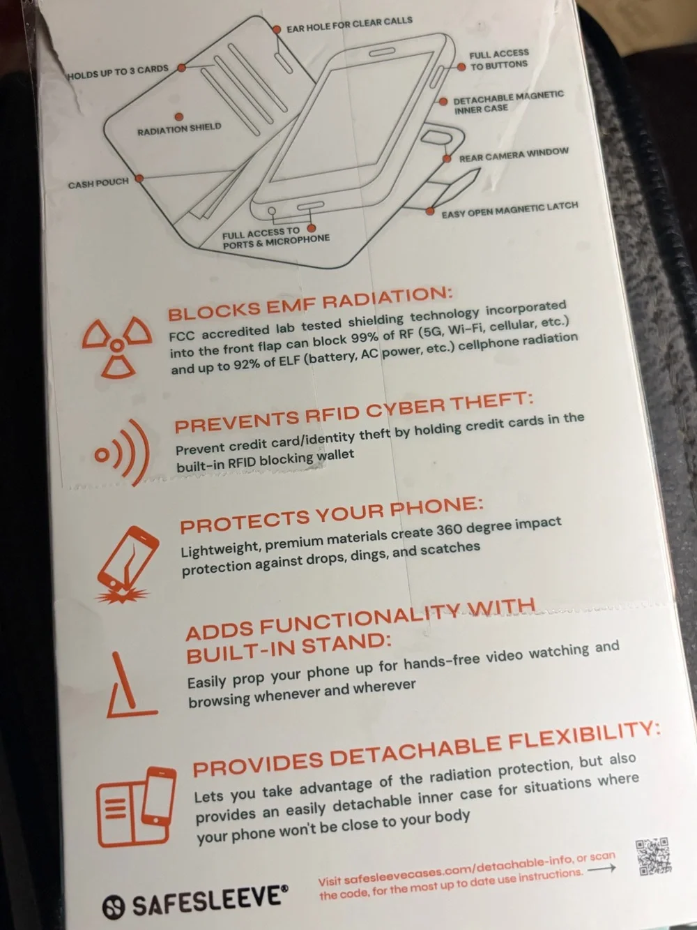 SAFESLEEVE protective mint